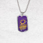 Minnesota Fan Football Sports Gift Necklace Stainless Steel or 18k Gold Dog Tag 24" Chain-Express Your Love Gifts