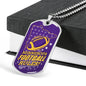Minnesota Fan Football Sports Gift Necklace Stainless Steel or 18k Gold Dog Tag 24" Chain-Express Your Love Gifts