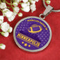 Minnesota Fan Sports Circle Necklace Stainless Steel or 18k Gold 18-22" - Express Your Love Gifts