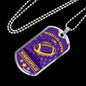 Minnesota Fan Sports Gift Necklace Stainless Steel or 18k Gold Dog Tag 24" Chain-Express Your Love Gifts