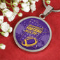 Minnesota Football Fan Circle Necklace Stainless Steel or 18k Gold 18-22" - Express Your Love Gifts
