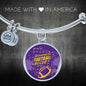 Minnesota Sports Fan Football Gift Circle Bracelet Bangle - Express Your Love Gifts