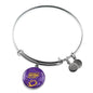 Minnesota Sports Fan Football Gift Circle Bracelet Bangle - Express Your Love Gifts
