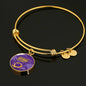 Minnesota Sports Fan Football Gift Circle Bracelet Bangle - Express Your Love Gifts