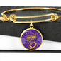 Minnesota Sports Fan Football Gift Circle Bracelet Bangle - Express Your Love Gifts
