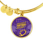 Minnesota Sports Fan Football Gift Circle Bracelet Bangle - Express Your Love Gifts