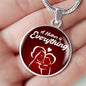 Mom A Mother Is Everything Circle Necklace Stainless Steel or 18k Gold 18-22"-Express Your Love Gifts