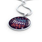 Mom Circle Necklace Stainless Steel or 18k Gold 18-22" - Express Your Love Gifts