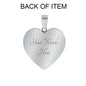 Mom I Promise To Treasure You Forever Heart Bangle Stainless Steel or 18k Gold 18-22" - Express Your Love Gifts