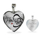 Mom Love Message Love Is A Mother Necklace Stainless Steel or 18k Gold Heart Pendant 18-22"-Express Your Love Gifts
