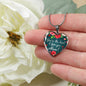 Mom Message You'Re The Best Necklace Stainless Steel or 18k Gold Heart Pendant 18-22" - Express Your Love Gifts