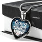 Mom Our Super Hero Necklace Stainless Steel or 18k Gold Heart Pendant 18-22" - Express Your Love Gifts