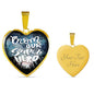 Mom Our Super Hero Necklace Stainless Steel or 18k Gold Heart Pendant 18-22" - Express Your Love Gifts