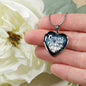 Mom Our Super Hero Necklace Stainless Steel or 18k Gold Heart Pendant 18-22" - Express Your Love Gifts