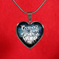 Mom Our Super Hero Necklace Stainless Steel or 18k Gold Heart Pendant 18-22" - Express Your Love Gifts