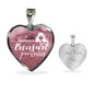 Mother'S Treasure Necklace Stainless Steel or 18k Gold Heart Pendant 18-22" - Express Your Love Gifts