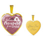 Mother'S Treasure Necklace Stainless Steel or 18k Gold Heart Pendant 18-22" - Express Your Love Gifts