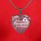 Mother'S Treasure Necklace Stainless Steel or 18k Gold Heart Pendant 18-22" - Express Your Love Gifts
