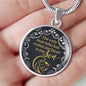 Mother Son Circle Necklace Stainless Steel or 18k Gold 18-22" - Express Your Love Gifts