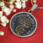 Mother Son Circle Necklace Stainless Steel or 18k Gold 18-22" - Express Your Love Gifts