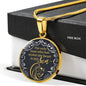 Mother Son Circle Necklace Stainless Steel or 18k Gold 18-22" - Express Your Love Gifts
