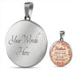 Mother Sweetest Name Circle Necklace Stainless Steel or 18k Gold 18-22" - Express Your Love Gifts