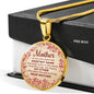 Mother Sweetest Name Circle Necklace Stainless Steel or 18k Gold 18-22" - Express Your Love Gifts