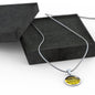 Motivation Gift Elevator to Greatnesss Circle Necklace Stainless Steel or 18k Gold 18-22"-Express Your Love Gifts