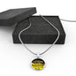Motivation Gift Elevator to Greatnesss Circle Necklace Stainless Steel or 18k Gold 18-22"-Express Your Love Gifts
