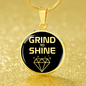 Motivation Gift Circle Necklace Stainless Steel or 18k Gold 18-22" - Express Your Love Gifts