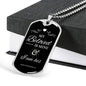 My Beloved Is Mine Necklace Stainless Steel or 18k Gold Dog Tag 24" Chain-Express Your Love Gifts