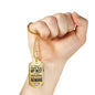 My Best Nurse Necklace Stainless Steel or 18k Gold Dog Tag 24" Chain-Express Your Love Gifts