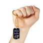 My Healer Redeemer Jeremiah Necklace Stainless Steel or 18k Gold Dog Tag 24" - Express Your Love Gifts