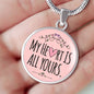 My Heart Is All Yours Circle Necklace Stainless Steel 18-22" - Express Your Love Gifts