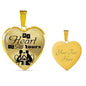 My Heart Is All Yours Couples Necklace Stainless Steel or 18k Gold Heart Pendant 18-22"''-Express Your Love Gifts