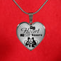My Heart Is All Yours Couples Necklace Stainless Steel or 18k Gold Heart Pendant 18-22"''-Express Your Love Gifts
