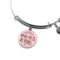 My Heart Is All Yours Stainless Steel or 18k Gold Circle Bangle Bracelet - Express Your Love Gifts