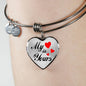 My Heart Is Yours Heart Bracelet Bangle-Express Your Love Gifts
