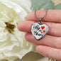 My Heart Is Yours Stainless Steel or 18k Gold Heart Pendant Necklace 18-22"-Express Your Love Gifts