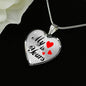 My Heart Is Yours Stainless Steel or 18k Gold Heart Pendant Necklace 18-22"-Express Your Love Gifts