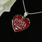 My Love My Life My Forever Necklace Stainless Steel or 18k Gold Heart Pendant 18-22"-Express Your Love Gifts