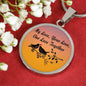 My Love Your Love Our Love Together Circle Necklace Stainless Steel or 18k Gold 18-22"-Express Your Love Gifts