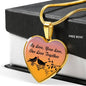 My Love Your Love Our Love Together Necklace Stainless Steel or 18k Gold Heart Pendant 18-22"-Express Your Love Gifts