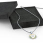 Near the Presence of God Circle Necklace Stainless Steel or 18k Gold 18-22"-Express Your Love Gifts
