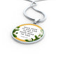 Near the Presence of God Circle Necklace Stainless Steel or 18k Gold 18-22"-Express Your Love Gifts