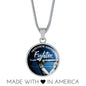 Never A Victim Circle Necklace Stainless Steel or 18k Gold 18-22"-Express Your Love Gifts