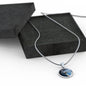 Never A Victim Circle Necklace Stainless Steel or 18k Gold 18-22"-Express Your Love Gifts