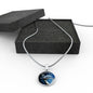 Never A Victim Circle Necklace Stainless Steel or 18k Gold 18-22"-Express Your Love Gifts