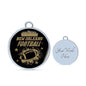 New Orleans Fan Sports Football Stainless Steel or 18k Gold Circle Bangle Bracelet-Express Your Love Gifts