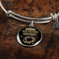 New Orleans Fan Sports Football Stainless Steel or 18k Gold Circle Bangle Bracelet-Express Your Love Gifts